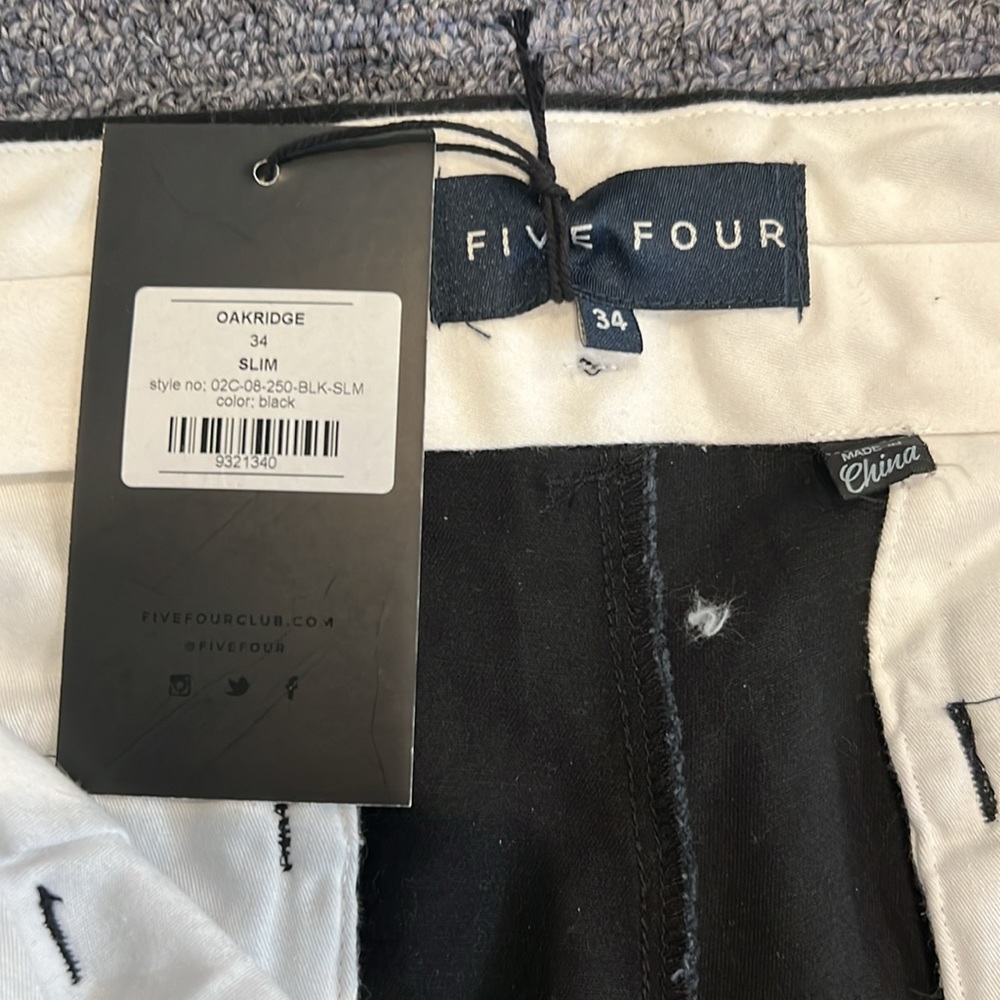 Five Four Brand 34 Slim Black Color with Tag - Picture 5 of 8